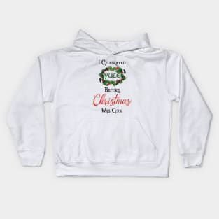 Funny Yule Holiday Design for Pagans Kids Hoodie